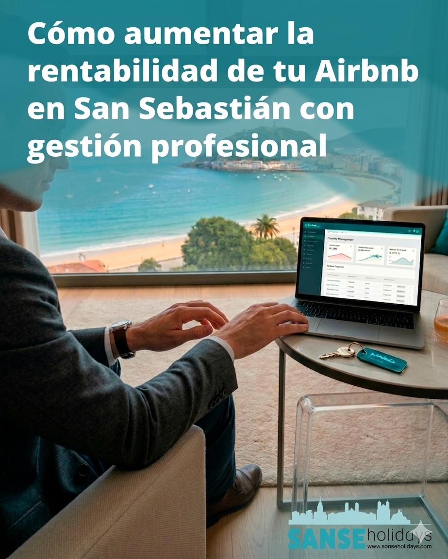 How to increase the profitability of your Airbnb in San Sebastian with professional management More and more owners in San Sebastian are considering improving the income of their airbnbs
